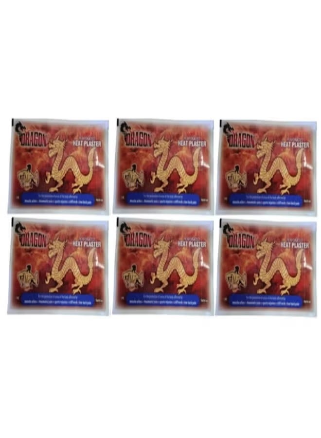 دراجون لاصقات الالام التنين (6 قطعة ) - Image 1